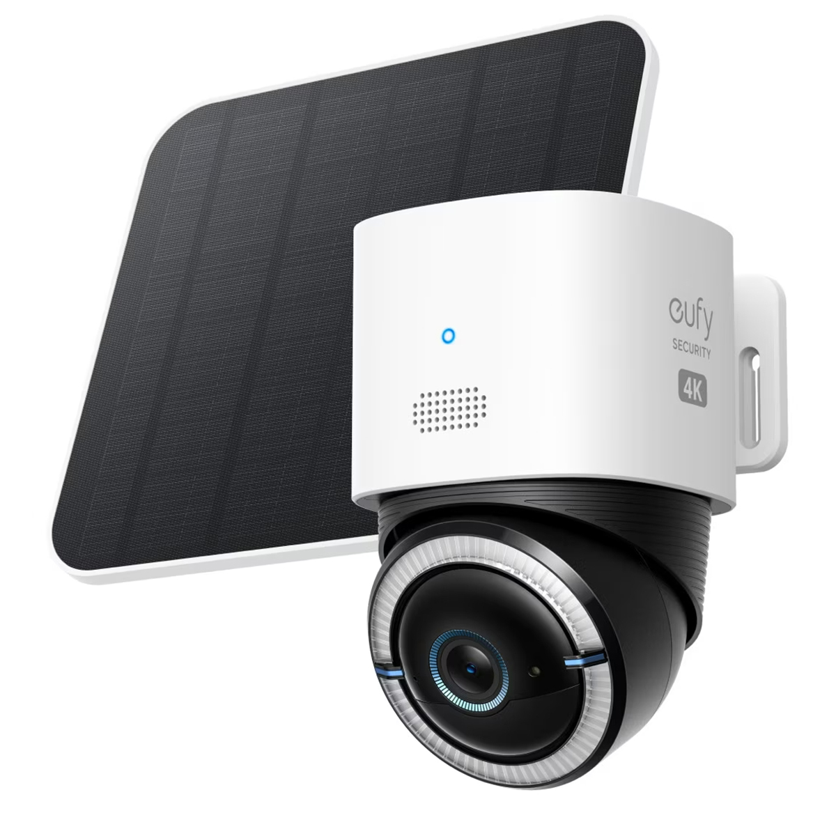 Camera supraveghere video Anker eufy 4G LTE Cam S330, cu Panou Solar, 4K UHD Pan/Tilt, WiFi, AI, Alb