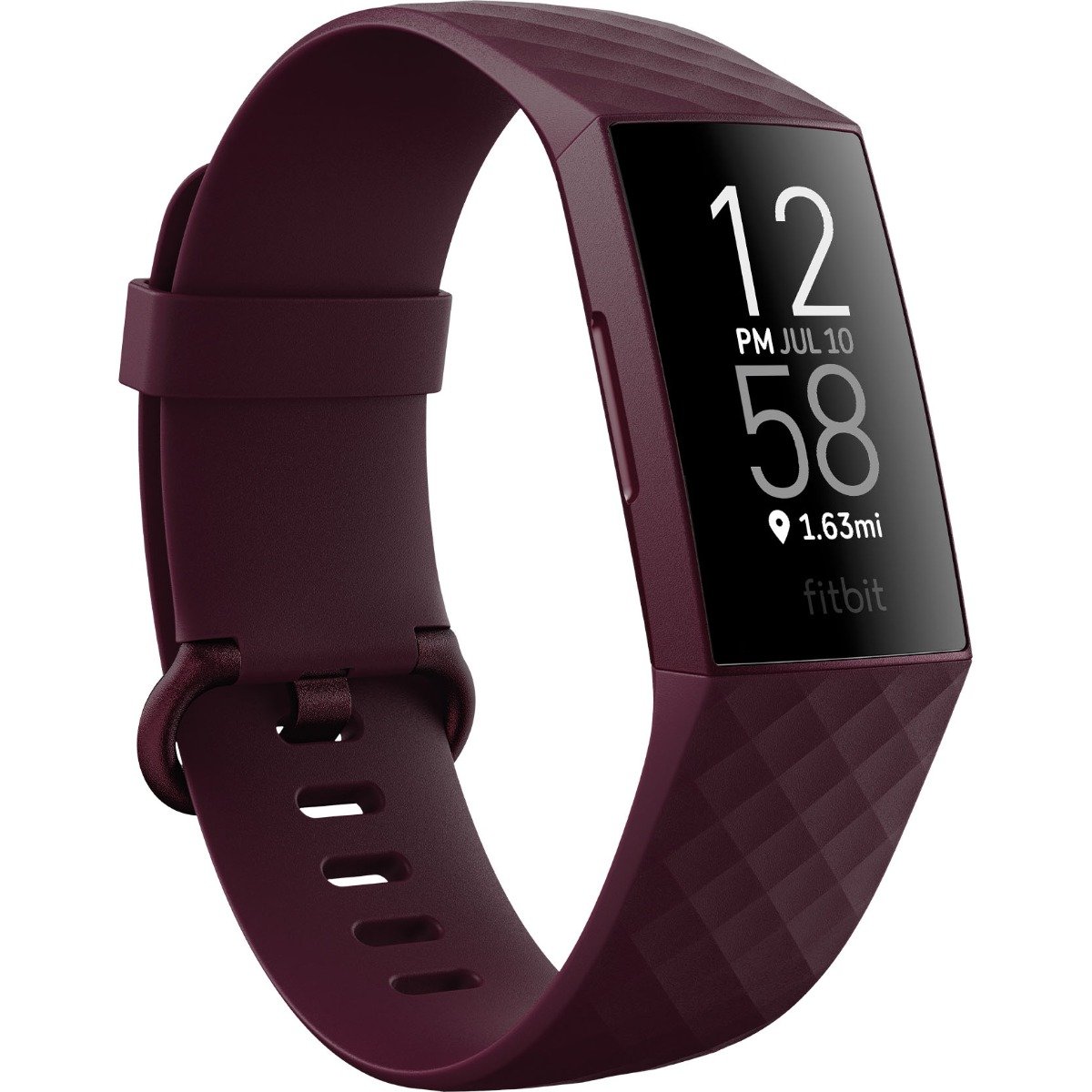 Resigilat - Bratara fitness FITBIT Charge 4, NFC, Android/IOS, Rosewood