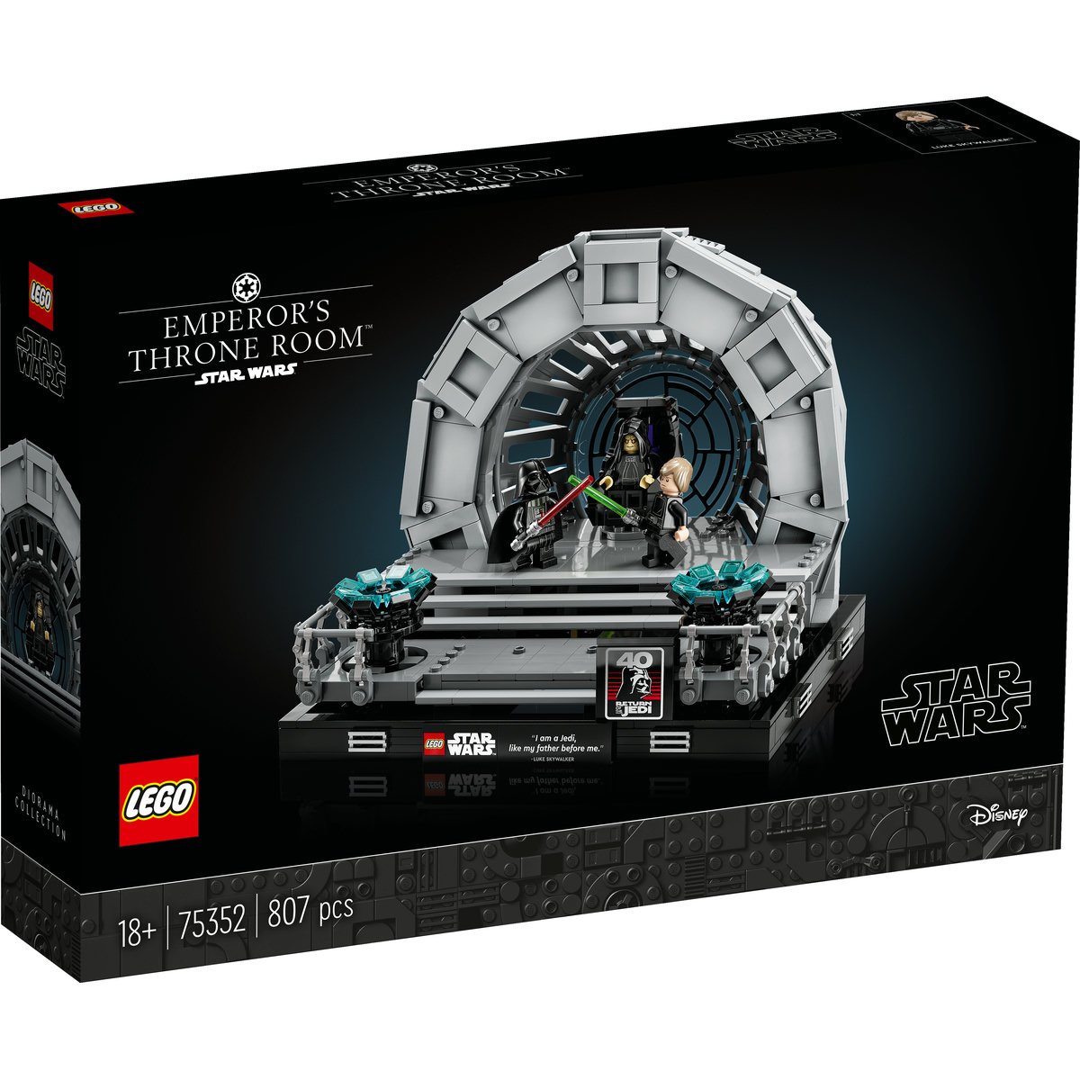 LEGO Star Wars: Diorama Sala tronului imparatului