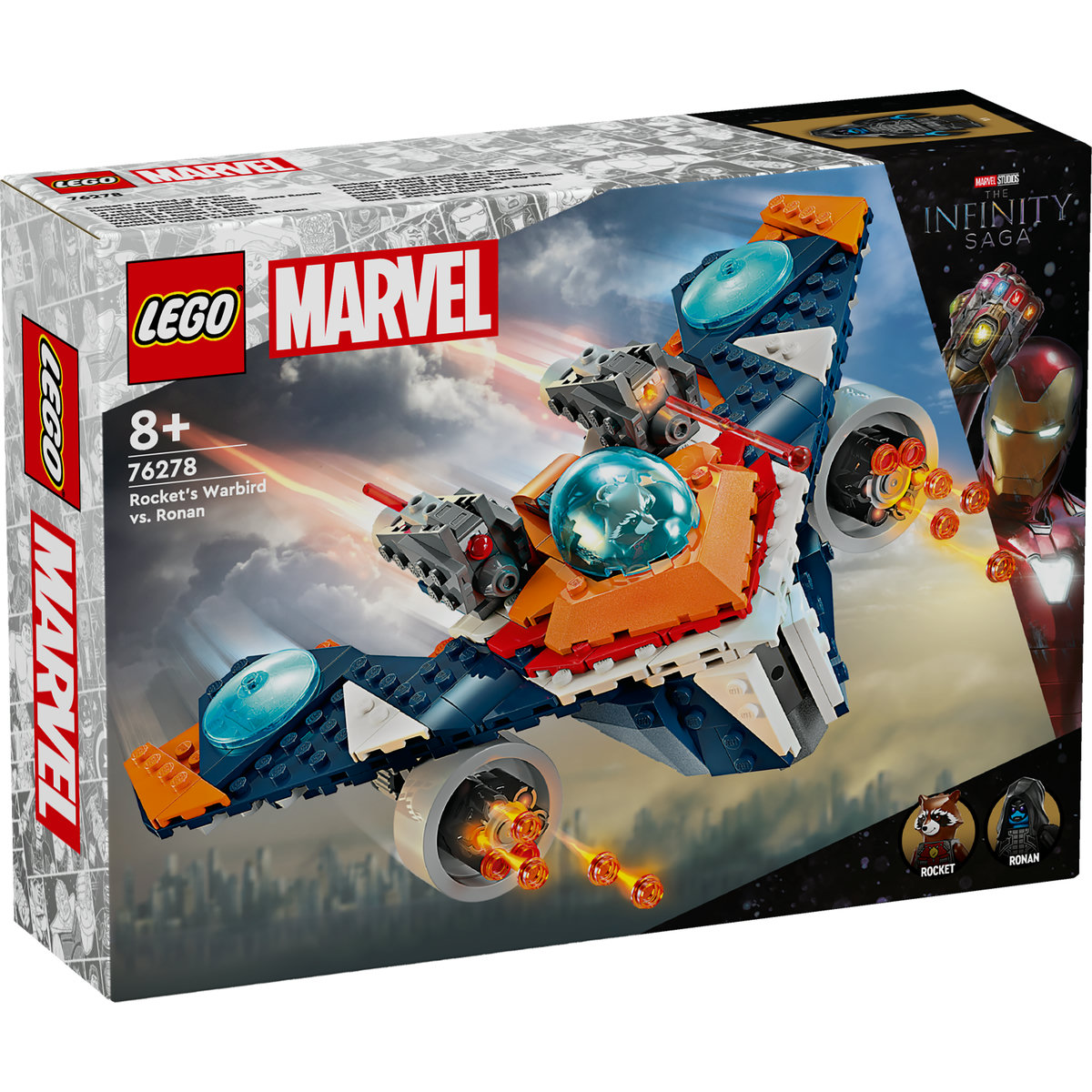 LEGO Marvel Super Heroes: Avionul de lupta al lui Rocket vs Ronan