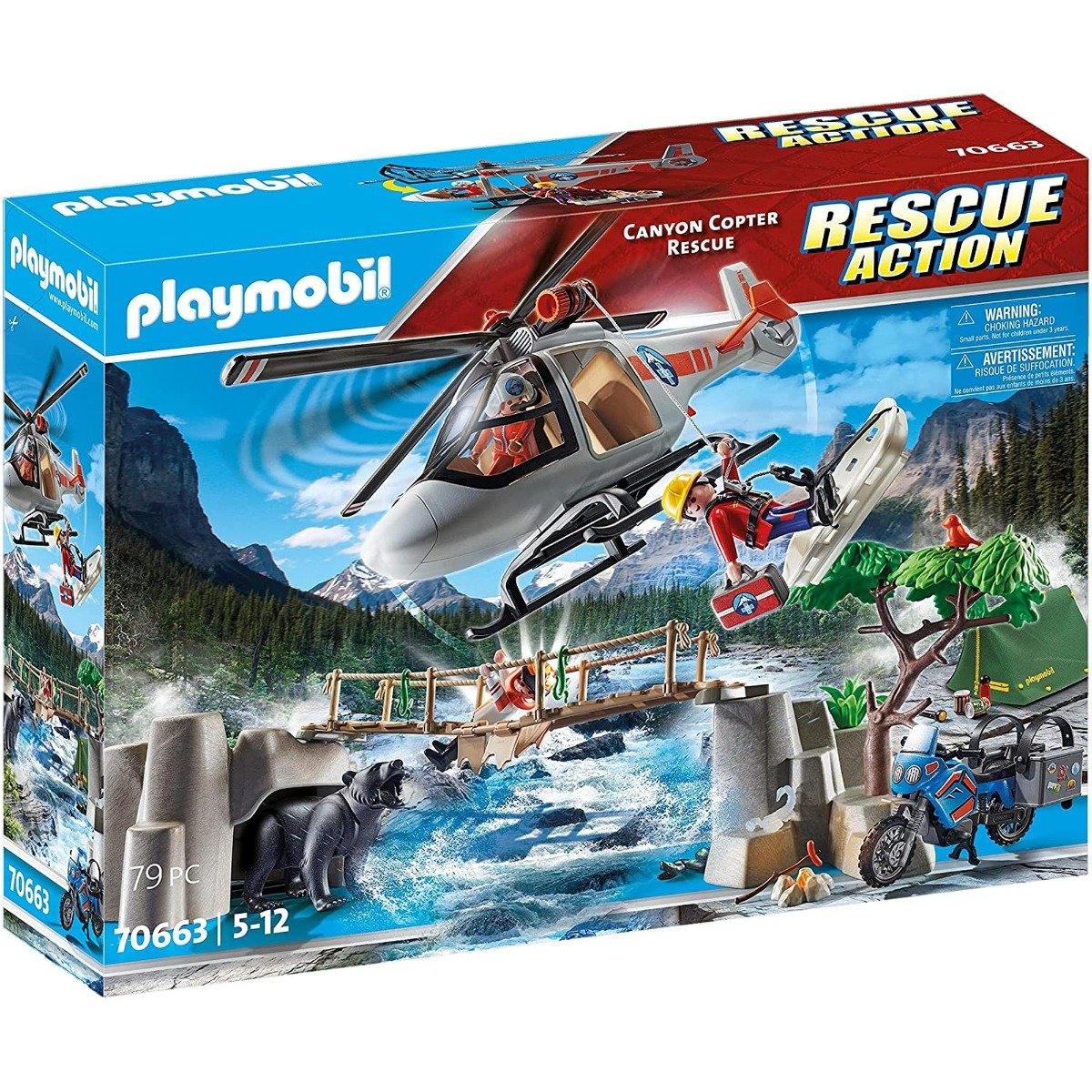 Playmobil Rescue Action, Operatiune De Salvare Din Canion 70663