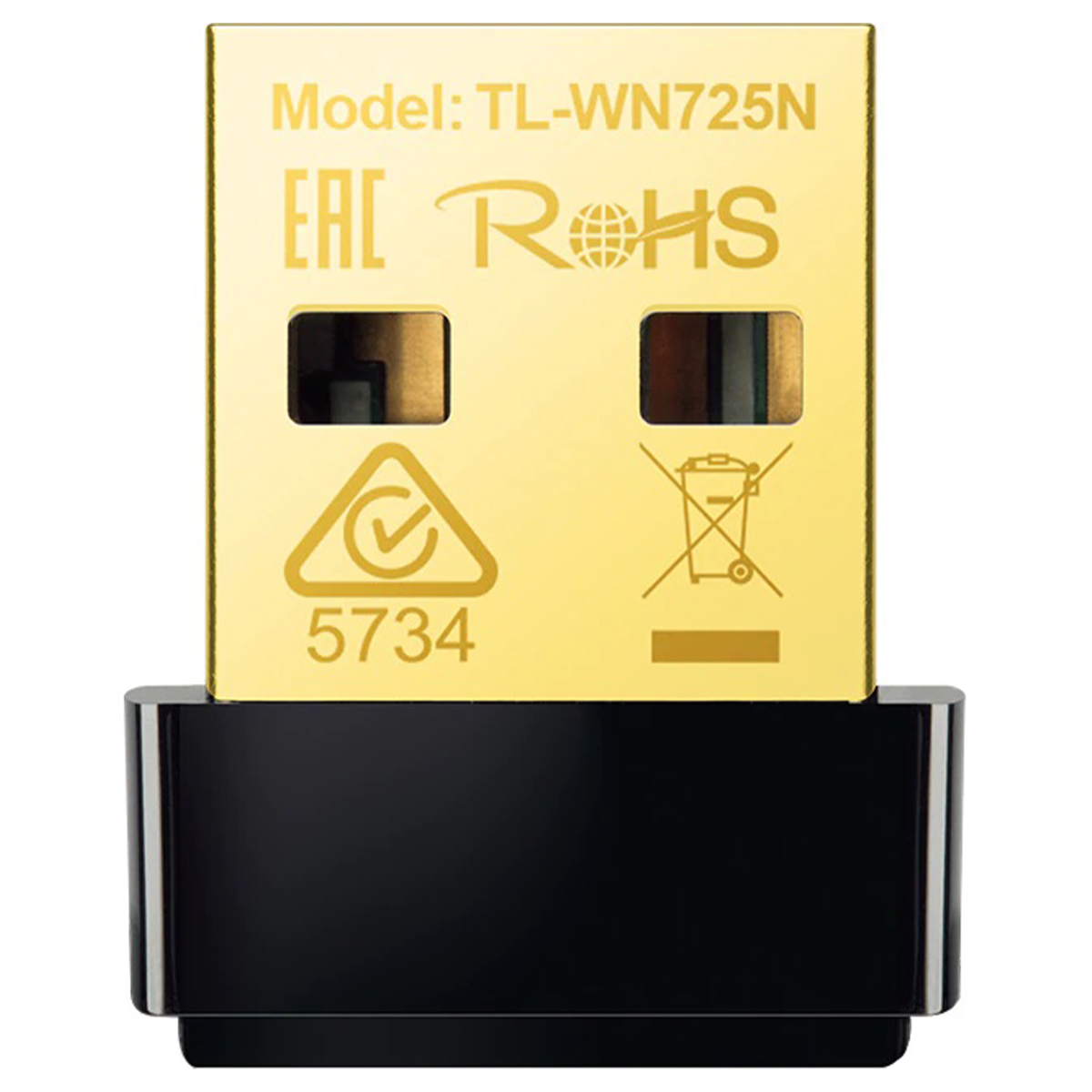 Adaptor wireless TP-LINK TL-WN725N, N150, USB 2.0, Auriu