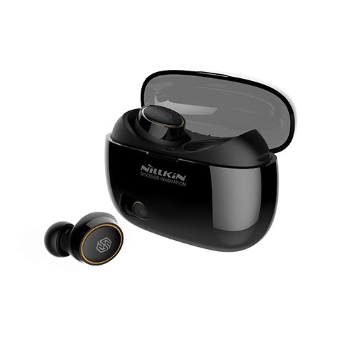 Casti In-ear Nillkin Liberty Stereo Wireless, Bluetooth, Negru-auriu