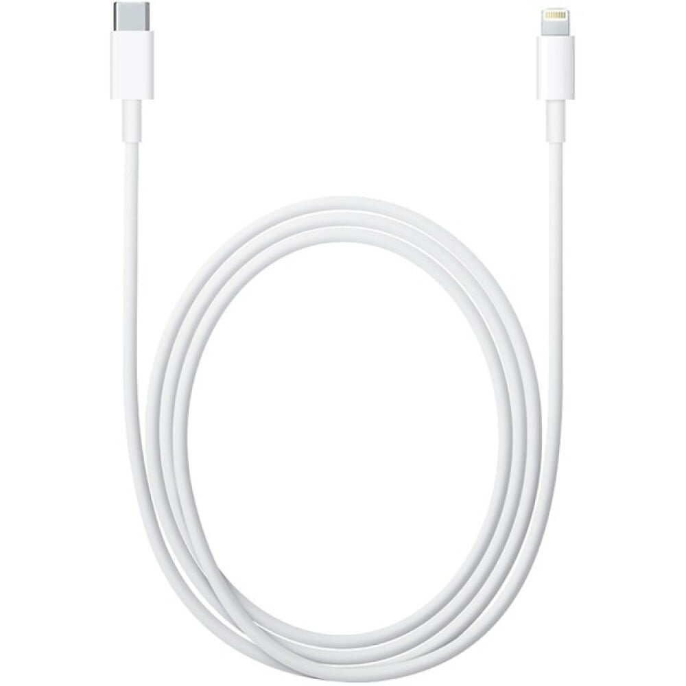 Cablu de date Lightning, Apple, Lungime cablu de 2m, Alb