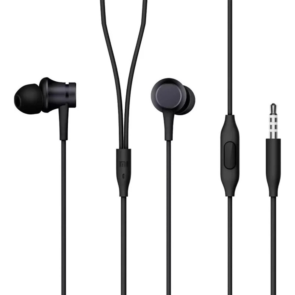 Resigilat - Casti In-ear Xiaomi Mi Piston Basic, Microfon, Jack 3.5 Mm, Negru