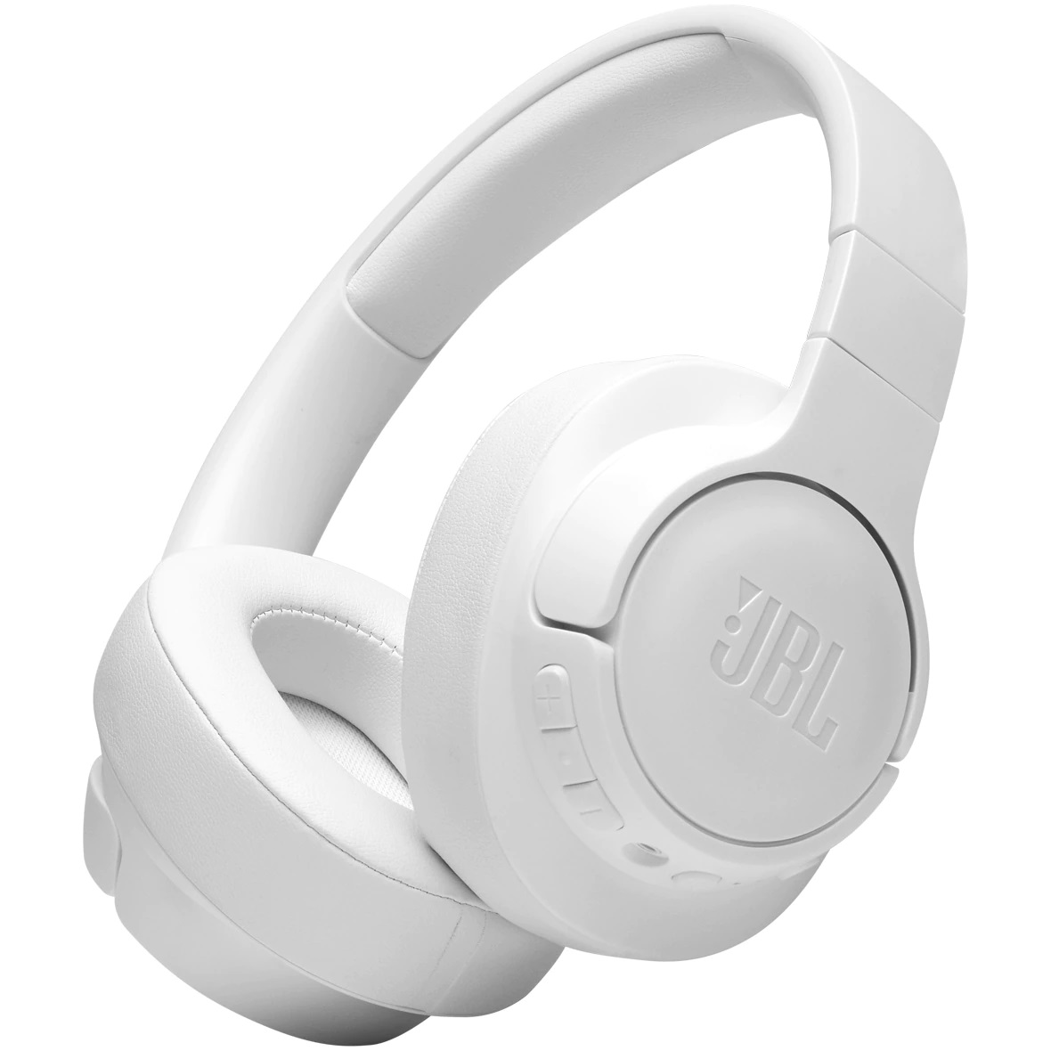 Casti Over the Ear JBL Tune 760NC, Bluetooth, Active Noise Cancelling, Pure Bass Sound, Baterie 35H, Microfon, Alb