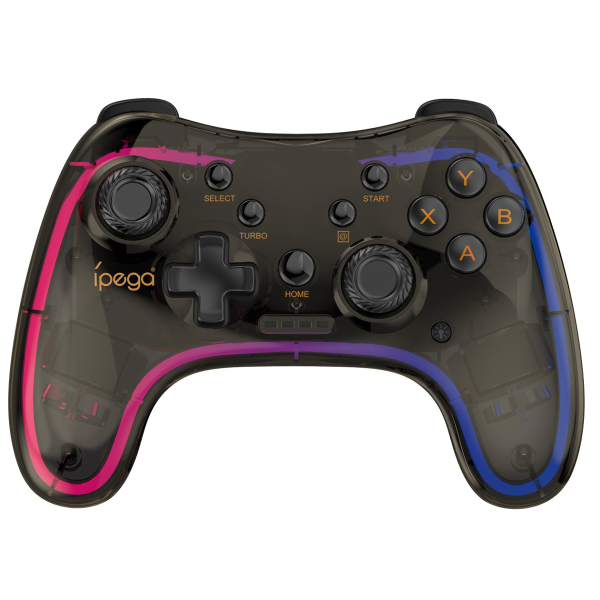 Controller wireless iPega 9228 pentru Android/iOS/PC/PS4/PS3/N-Switch, Transparent