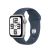 Smartwatch Apple Watch SE2 v2, GPS 40mm, Carcasa Aluminiu Argintie si Curea Sport Albastru Storm- M/L