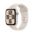 Smartwatch Apple Watch SE2 v2, GPS 44mm, Carcasa Aluminiu Alba Starlight si Curea Sport Alb Starlight, M/L