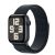 Smartwatch Apple Watch SE2 v2, GPS 44mm, Carcasa Aluminiu Neagra Midnight si Curea Sport Negru Midnight