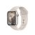 Smartwatch Apple Watch S9 GPS 41mm, Carcasa Aluminiu Alba Starlight si Curea Sport Alb Starlight, M/L