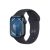 Smartwatch Apple Watch S9 GPS 41mm, Carcasa Aluminiu Neagra Midnight si Curea Sport Negru Midnight, S/M