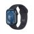 Smartwatch Apple Watch S9 GPS 45mm, Carcasa Aluminiu Neagra Midnight si Curea Sport Negru Midnight, M/L