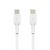 Cablu de date Belkin BOOST CHARGE USB-C la USB-C 2.0 Cable, PVC, 2m, Alb