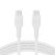Cablu de date Belkin BOOST CHARGE Flex Silicone, USB-C la USB-C 2.0, 2m, Alb
