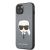 Husa telefon Karl Lagerfeld, Saffiano Karl Head Case pentru Apple iPhone 13, Argintiu