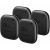 Set de 4 eufy Security SmartTrack Link, compatibil cu iOS, Rezistent la apa, Negru