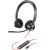 Casti On Ear Poly Blackwire 3320 Stereo USB-C Headset +USB-C/A Adapter
