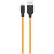 Cablu de date Lightning, Hoco, X21, Lungime cablu de 1m, Portocaliu