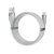 Cablu de date Dudao L1xsM, USB - Micro-USB,  Suport organizare magnetic, 1m, Gri