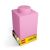LEGO Lampi si brelocuri cu LED: Lampa Caramida LEGO roz