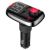 Modulator FM Akai FMT-74BT cu bluetooth, TF Card, AUX in/out, 2 x USB, functie player MP3, Negru