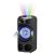 Boxa activa portabila AKAI DJ-BY4L, Discoball, Bluetooth, USB, SD card, Radio FM, microfon wireless incluse, Negru