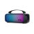 Boxa portabila Akai ABTS-08-BK, 8 W, Lumini RGB, FM Radio, Bluetooth, Negru
