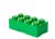 LEGO Recipiente alimentare: Cutie LEGO pentru sandwich verde inchis