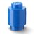 LEGO Cutii depozitare: Cutie depozitare rotunda LEGO 1 albastru inchis