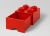LEGO Cutii depozitare: Cutie depozitare LEGO 2x2 cu sertar, rosu