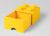 LEGO Cutii depozitare: Cutie depozitare LEGO 2x2 cu sertar, galben