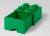 LEGO Cutii depozitare: Cutie depozitare LEGO 2x2 cu sertar, verde