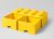 LEGO Cutii depozitare: Cutie depozitare LEGO 2x4 cu sertare, galben