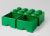 LEGO Cutii depozitare: Cutie depozitare LEGO 2x4 cu sertare, verde
