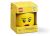 LEGO Cutii depozitare: Mini cutie depozitare cap minifigurina LEGO fata