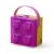 LEGO Recipiente alimentare: Cutie LEGO 2x2 - violet transparent