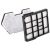 Set filtre aspirator Heinner VARIO_ACC3, compatibil cu modelul HVC-V700BK, 2 buc/set, 1 filtru de admisie, 1 filtru de evacuare