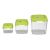 Set 3 caserole Heinner HAV-CUPS, 0.5 L, 1.4 L, 3 L, compatibile cu modelele HAV-130BKSL, HAV-130WHSS, HAV-130WH
