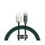 Cablu Baseus Display, USB la USB-C, Fast Charging, 66W, 1m, Verde