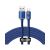 Cablu Baseus Crystal Shine, Fast Charge, USB la USB-C, 100W, 2m, Albastru
