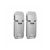 Set 2 Cleme Pliabile Suport Laptop Baseus, Fixare Adeziva, Argintiu