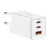 Incarcator Baseus, 2xUSB-C + USB, 65W, Alb
