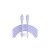 Cablu Baseus Pudding Series, 100W, USB-C la USB-C, Fast Charging, 2 metri, Violet