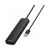 Hub Baseus UltraJoy 4-in-1 Lite, USB-A la 4xUSB-A 3.0, 5Gbps, Negru cu cablu de 15cm, Negru