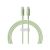 Cablu Baseus Habitat Series, Incarcare rapida, USB-C la USB-C, 100W, 1m, Verde