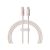 Cablu Baseus Habitat Series, Incarcare rapida, USB-C la USB-C, 100W, 1m, Roz