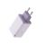 Incarcator retea Baseus GaN6 Pro, 65W, 2x USB si 2x USB-C, Fast Charge, Cablu USB-C la USB-C inclus, Violet