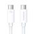 Cablu Baseus Superior Series 2, USB4 Full-Function, Incarcare rapida, USB-C la USB-C 240W, 1m, Alb