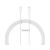 Cablu Baseus Superior Series 2, Incarcare rapida, USB-C la USB-C, 100W, 2m, Alb